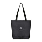 Renew Recycled Packable Shopping Tote - Black - View 1