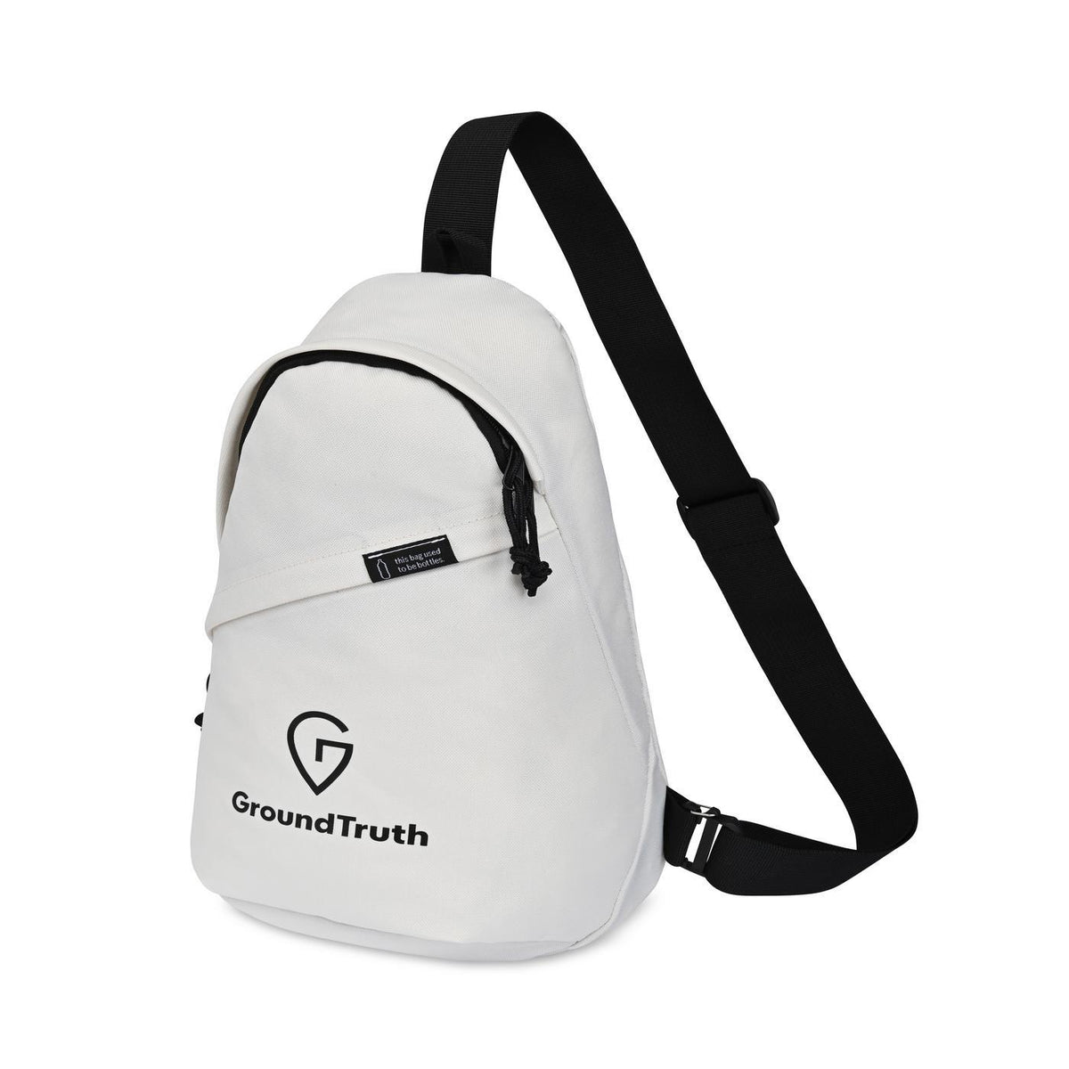 Renew Recycled Sling Bag with Ambidextrous Strap - Cream - View 2