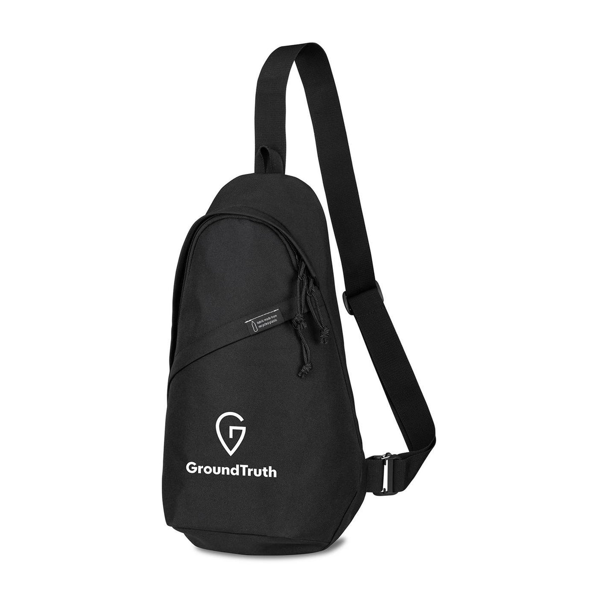 Renew Recycled Sling Bag with Ambidextrous Strap Transfer - Black - View 2