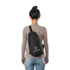 Renew Recycled Sling Bag with Ambidextrous Strap Transfer - Black - View 3