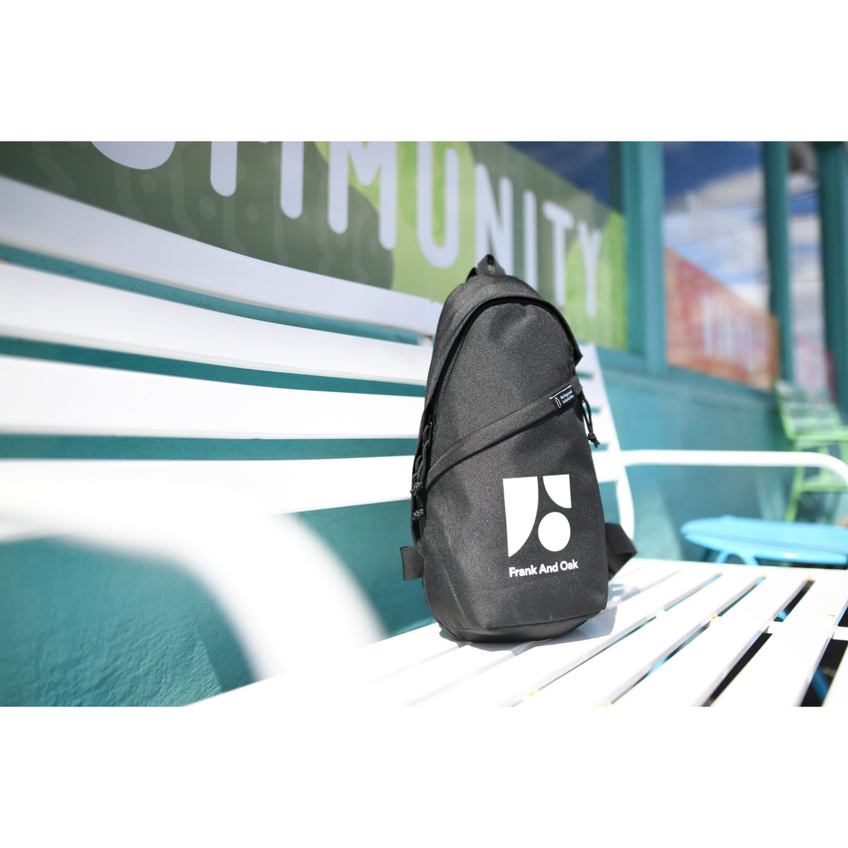 Renew Recycled Sling Bag with Ambidextrous Strap Transfer - Black - View 7