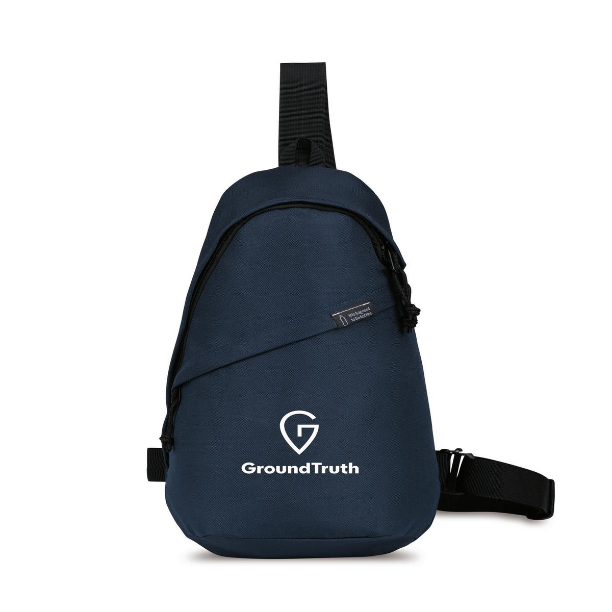 Renew Recycled Sling Bag with Ambidextrous Strap Transfer - Navy - View 1