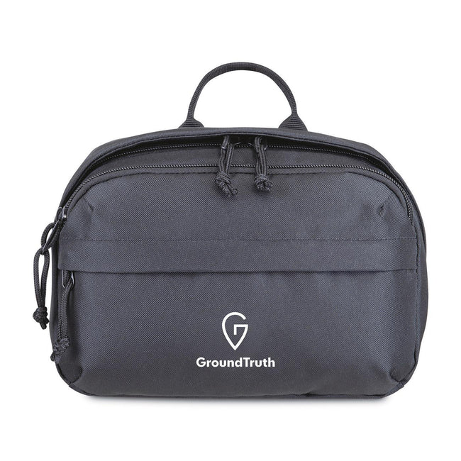 Renew Recycled Toiletry Bag with Front Zip Pockets
