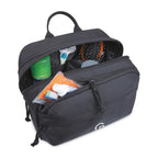 Renew Recycled Toiletry Bag with Front Zip Pockets - Black - View 2