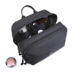 Renew Recycled Toiletry Bag with Front Zip Pockets - Black - View 4
