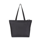 Renew Recycled Tote with Bottle Sleeve Embroidery - Black - View 2