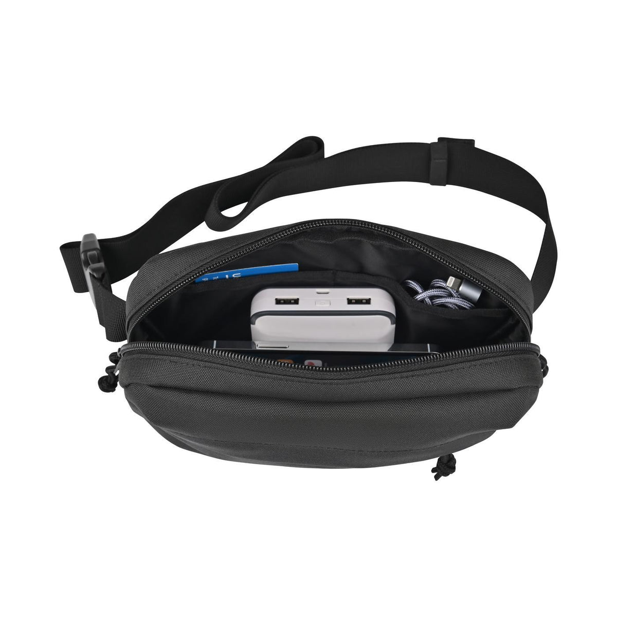 Renew Recycled Waist Pack - Black - View 3