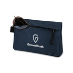Renew Recycled Zip Pouch with Webbing Loop - Navy - View 3