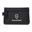 Renew Recycled Zip Pouch with Webbing Loop Transfer - Black - View 1