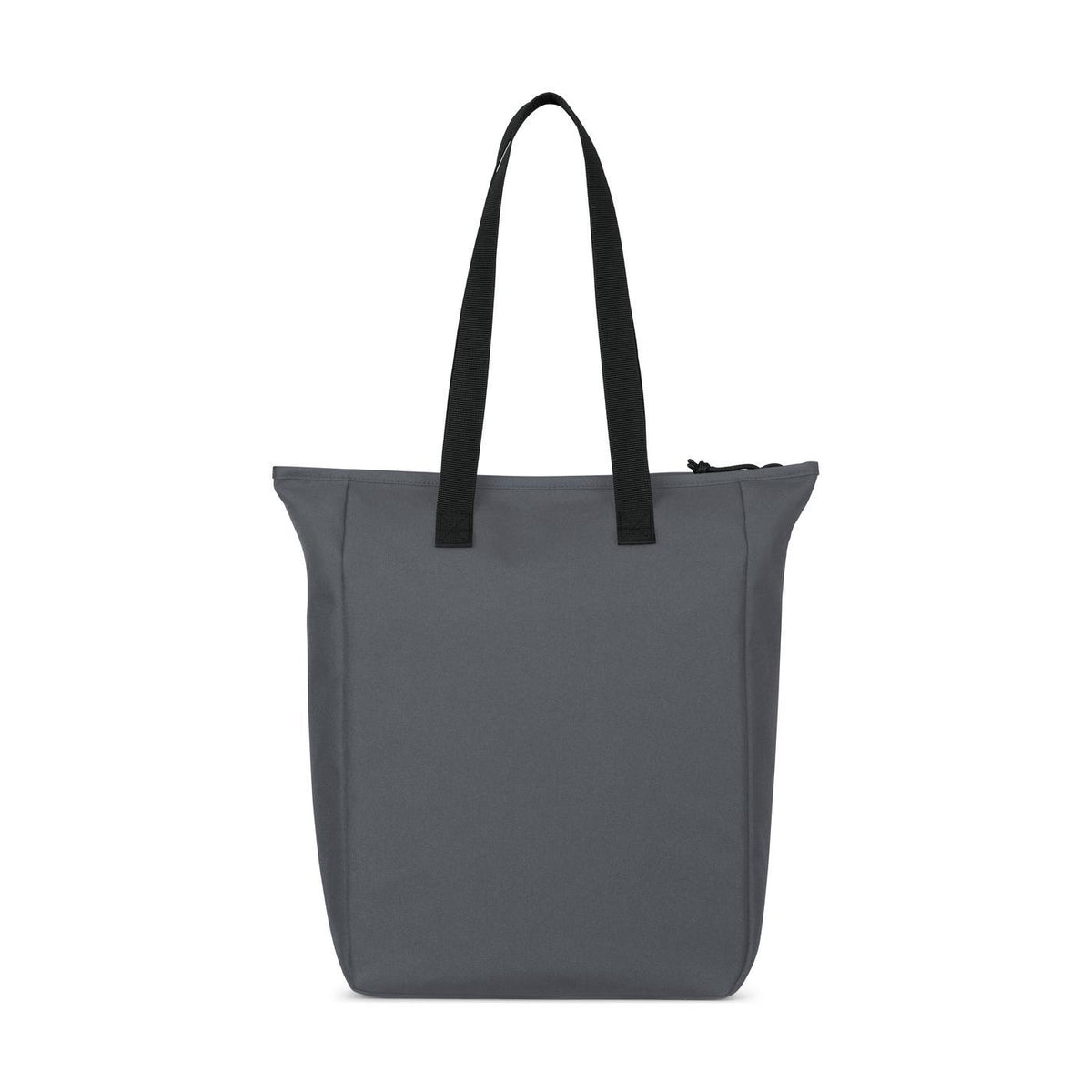 Renew Recycled Zip Tote with Front Slash Pocket Transfer - Durango Grey - View 3