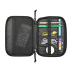 Renew Slim Tech Organizer in Recycled PET - Black - View 2