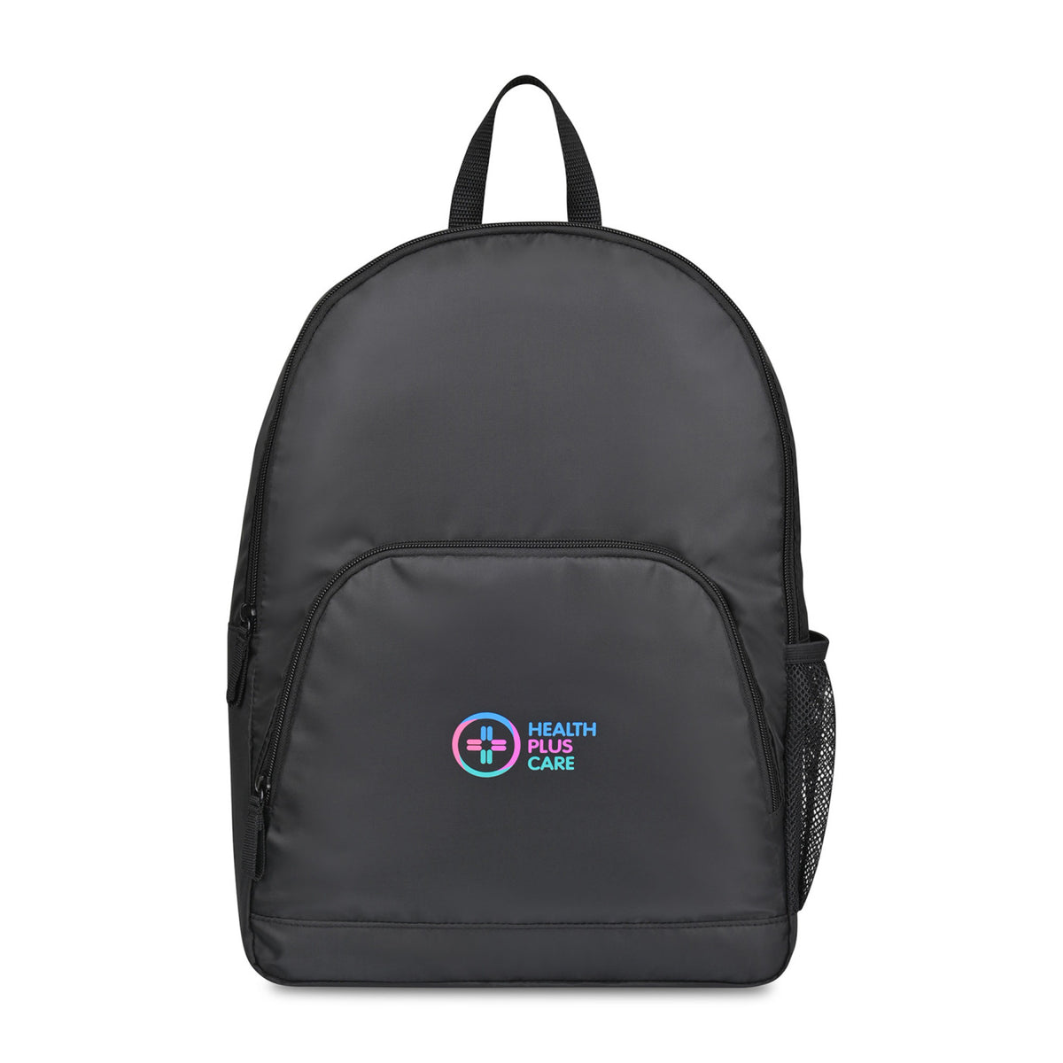 Repeat Lite Recycled Backpack Embroidery - Black - View 1