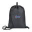 Repeat Lite Recycled Drawstring Backpack Embroidery - Black - View 1