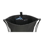 Repeat Lite Recycled Drawstring Backpack Embroidery - Black - View 3