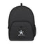 Repeat Recycled Backpack with Trolley Strap - Black - View 1