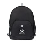 Repeat Recycled Backpack with Trolley Strap - Medium Grey - View 1