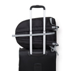 Repeat Recycled Backpack with Trolley Strap - Medium Grey - View 3