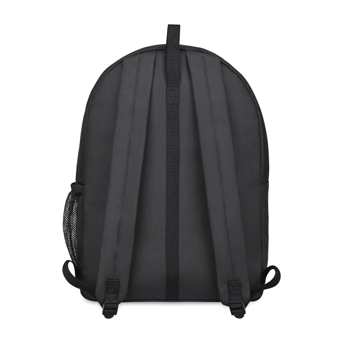 Repeat Recycled Backpack with Trolley Strap Transfer - Black - View 2