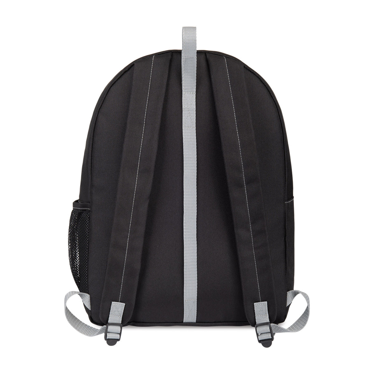 Repeat Recycled Backpack with Trolley Strap Transfer - Medium Grey - View 4