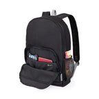 Repeat Recycled Backpack with Trolley Strap Transfer - Medium Grey - View 5