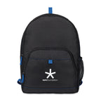 Repeat Recycled Backpack with Trolley Strap Transfer - Royal Blue - View 1