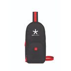 Repeat Recycled Sling Bag with Grab Handle - Red - View 1