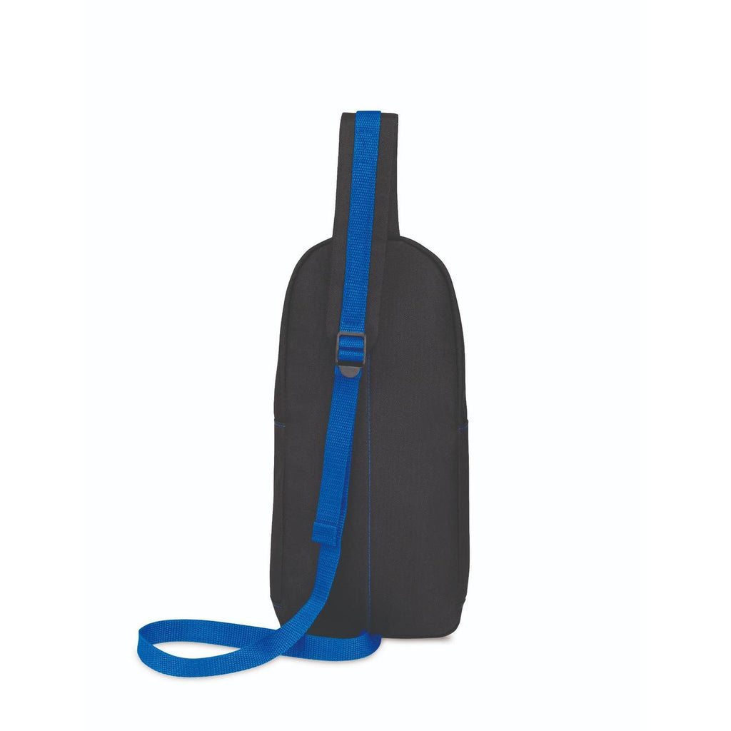 Repeat Recycled Sling Bag with Grab Handle - Royal Blue - View 3