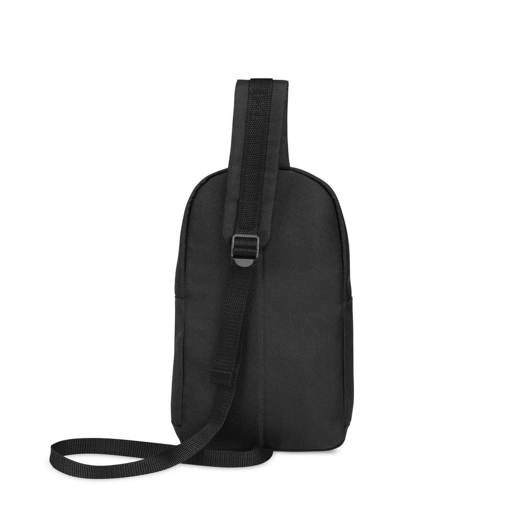 Repeat Recycled Sling Bag with Grab Handle Transfer - Black - View 3