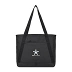 Repeat Recycled Tote with Hidden Zip Pocket - Black - View 1