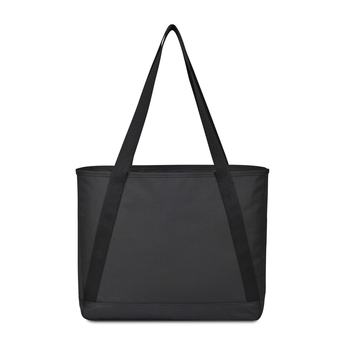 Repeat Recycled Tote with Hidden Zip Pocket - Black - View 2