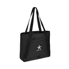 Repeat Recycled Tote with Hidden Zip Pocket - Black - View 3