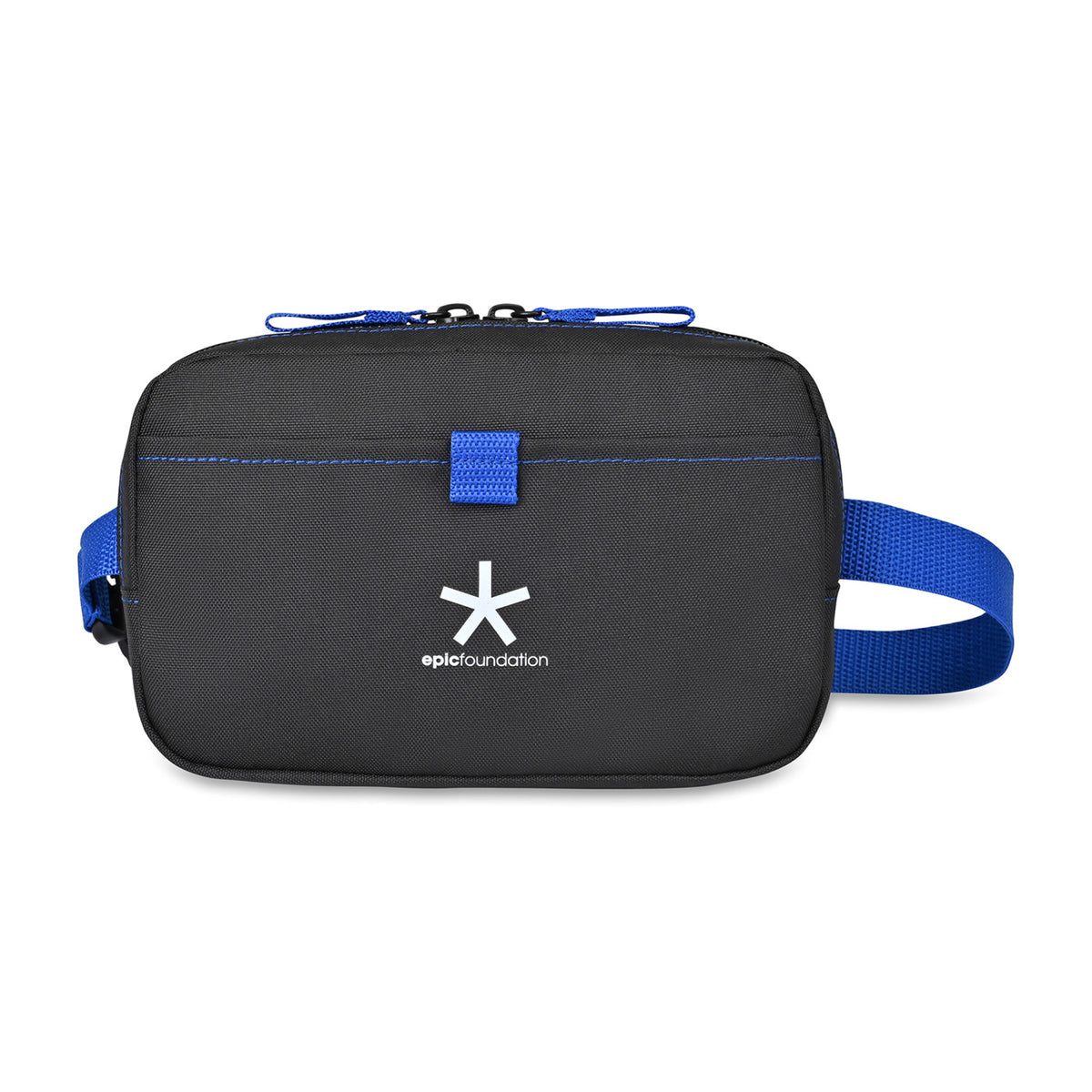 Repeat Recycled Waist Pack with Front Pocket - Royal Blue - View 1