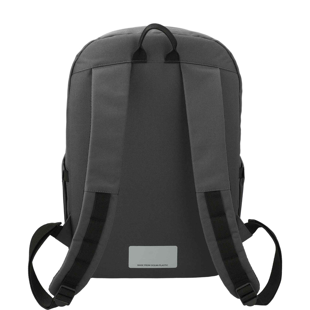Repreve Ocean Commuter Laptop Backpack, 15 Inch Transfer - Charcoal - Back