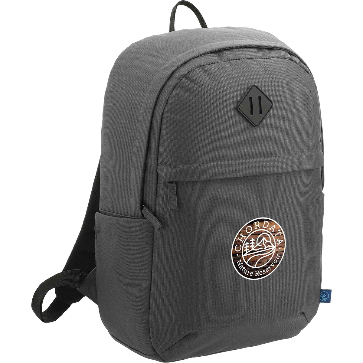 Repreve Ocean Commuter Laptop Backpack, 15 Inch Transfer - Charcoal - Right Angle 2