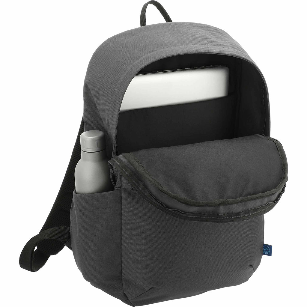Repreve Ocean Commuter Laptop Backpack, 15 Inch Transfer - Charcoal - Right Angle 4