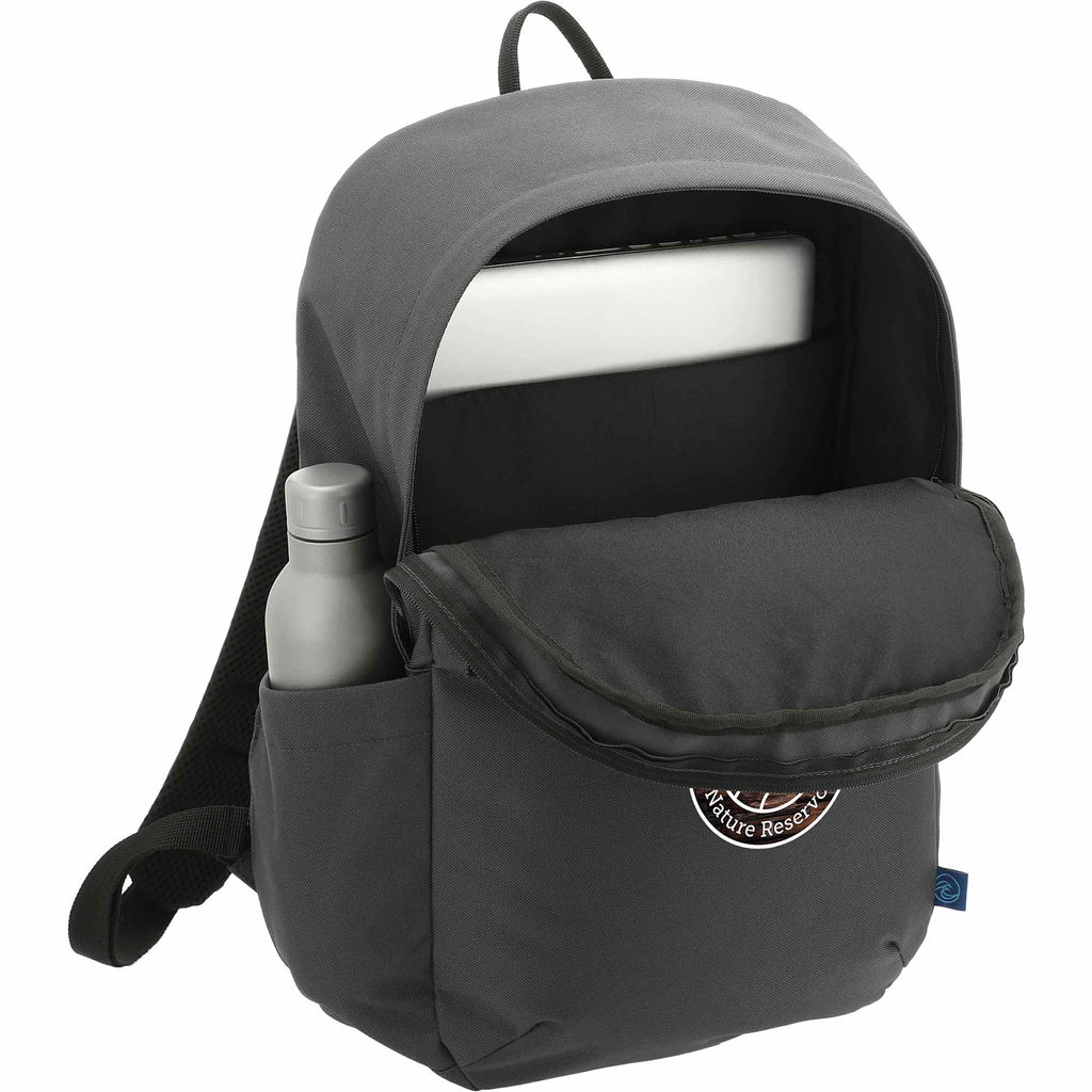 Repreve Ocean Commuter Laptop Backpack, 15 Inch Transfer - Charcoal - Right Angle