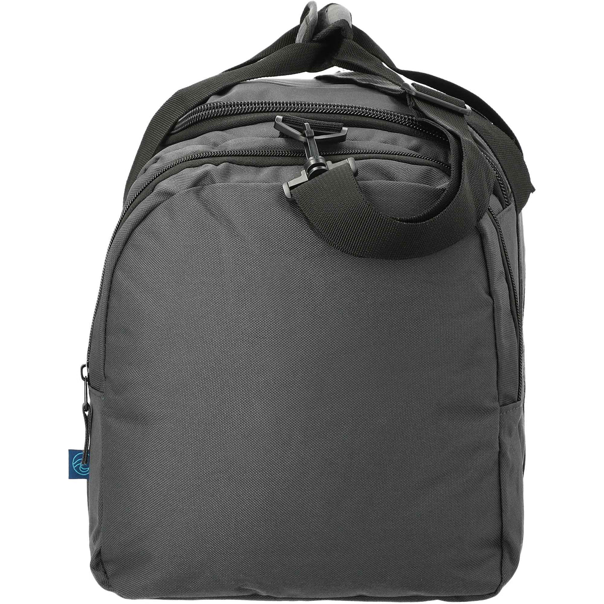 Repreve Ocean Duffel Bag in Recycled Ocean Plastic Transfer - Charcoal - Right Side