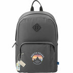 Repreve Ocean Everyday Laptop Backpack, 15 Inch Transfer - Charcoal - Front