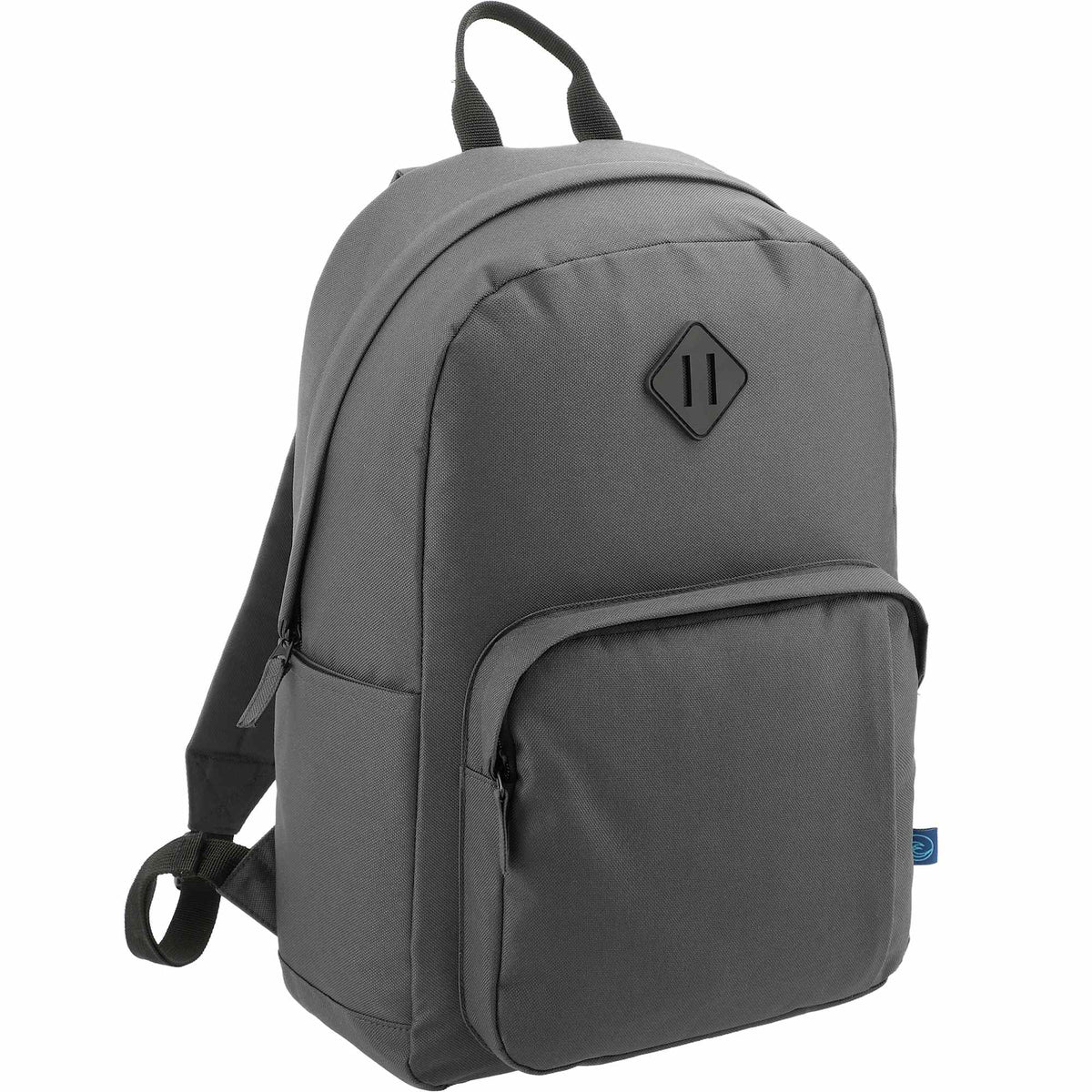 Repreve Ocean Everyday Laptop Backpack, 15 Inch Transfer - Charcoal - Right Angle 3