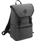 Repreve Ocean Rucksack with Cinch Closure, 15 Inch - Charcoal - Right Angle 4