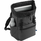 Repreve Ocean Rucksack with Cinch Closure, 15 Inch - Charcoal - Right Angle 6