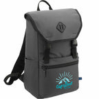 Repreve Ocean Rucksack with Cinch Closure, 15 Inch Transfer - Charcoal - Right Angle