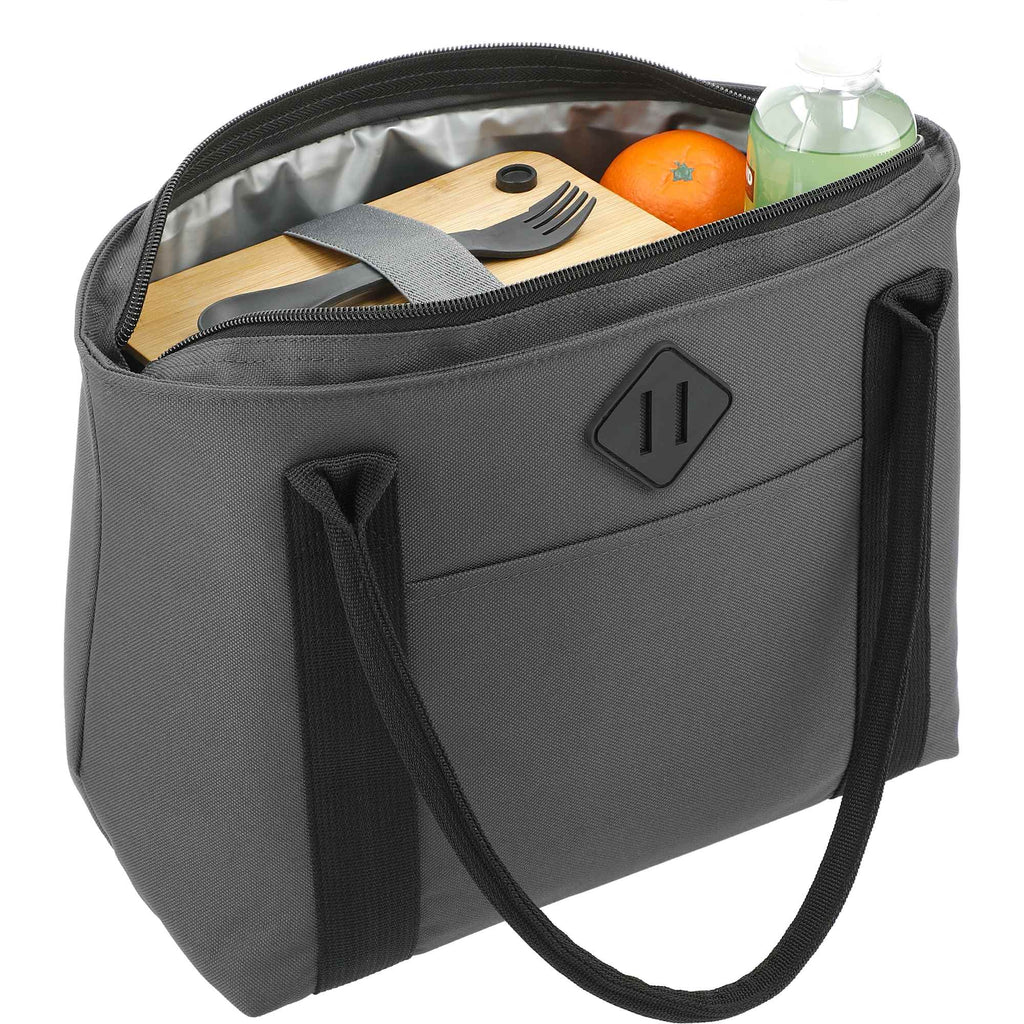 REPREVE Ocean Tote Cooler for 12 Cans Transfer - Charcoal - Right Angle 6