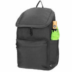 Repreve Recycled Laptop Backpack, 15 Inch - Dark Gray - Left Side 4