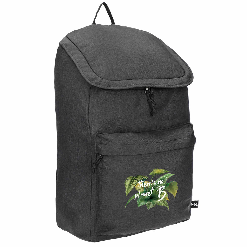 Repreve Recycled Laptop Backpack, 15 Inch - Dark Gray - Right Side