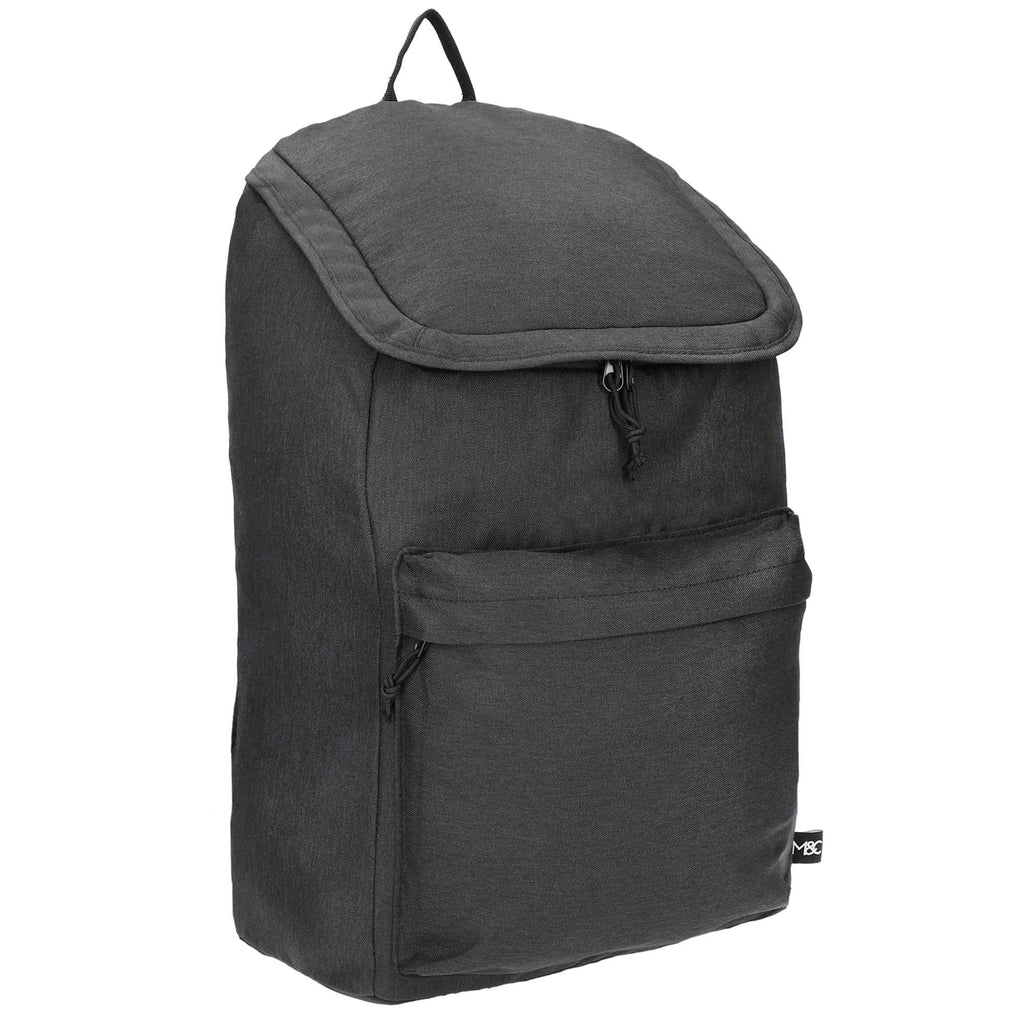 Repreve Recycled Laptop Backpack, 15 Inch Embroidery - Dark Gray - Right Side 2