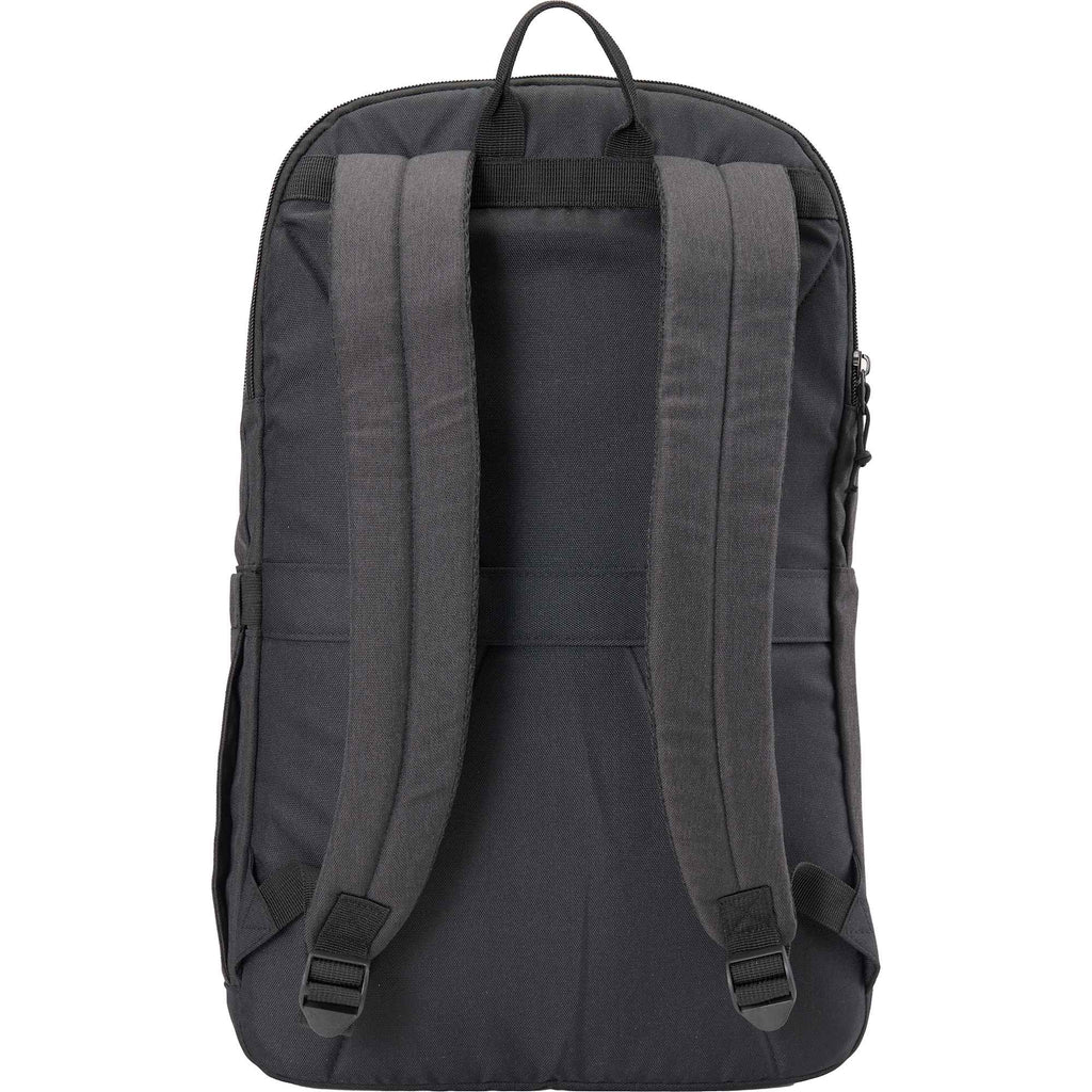 Repreve Recycled Laptop Backpack, 17 Inch - Dark Gray - Back