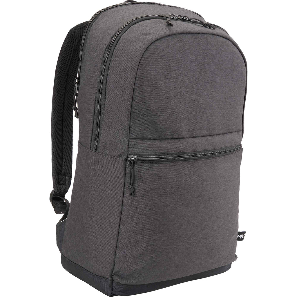 Repreve Recycled Laptop Backpack, 17 Inch - Dark Gray - Right Angle