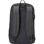 Repreve Recycled Laptop Backpack, 17 Inch Embroidery - Dark Gray - Back