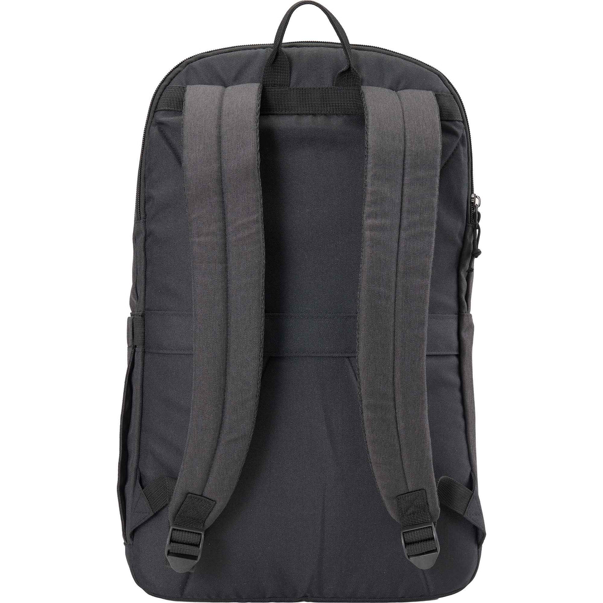 Repreve Recycled Laptop Backpack, 17 Inch Embroidery - Dark Gray - Back